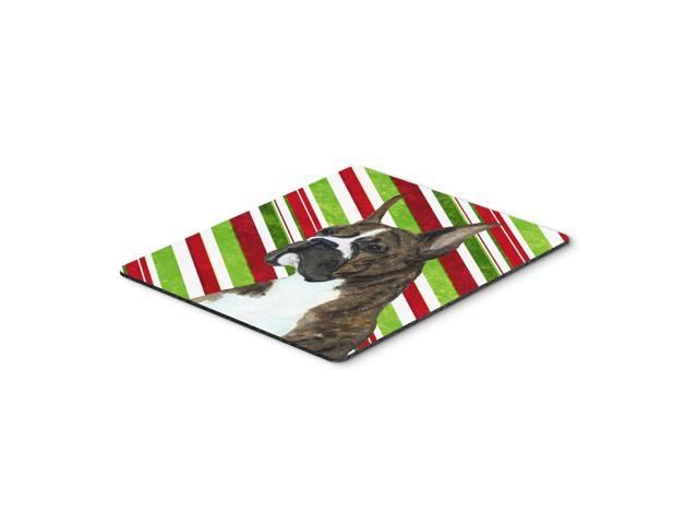 Caroline's Treasures Mouse/Hot Pad/Trivet, Boxer Candy Cane Holiday Christmas (SS4577MP)