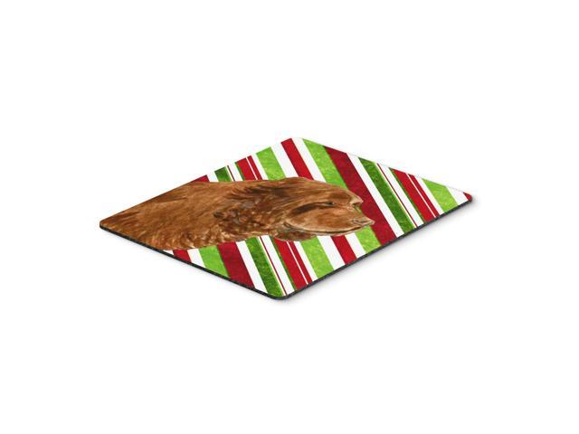 Caroline's Treasures Mouse/Hot Pad/Trivet, Sussex Spaniel Candy Cane Holiday Christmas (SS4579MP)