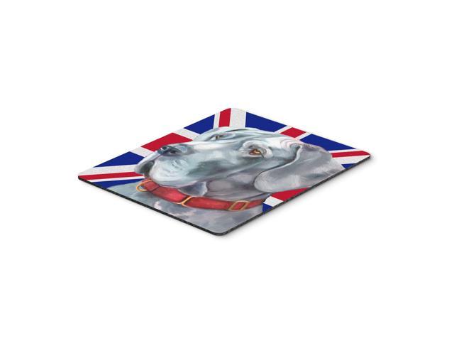 Caroline's Treasures Great Dane with English Union Jack British Flag Mouse Pad/Hot Pad/Trivet (LH9598MP)