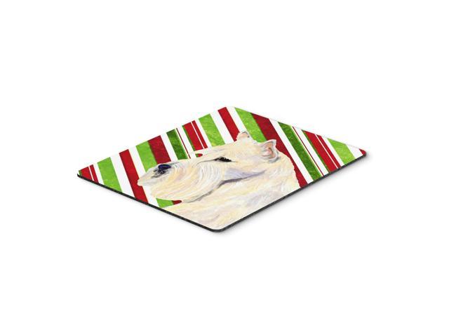 Caroline's Treasures Mouse/Hot Pad/Trivet, Scottish Terrier Candy Cane Holiday Christmas (SS4599MP)