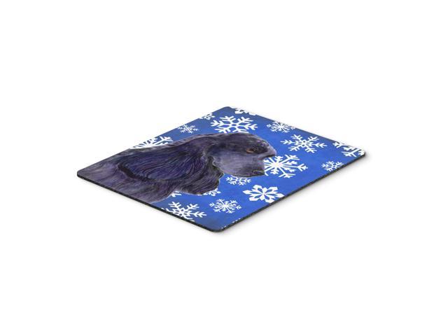 Caroline's Treasures Mouse/Hot Pad/Trivet, Cocker Spaniel Winter Snowflakes Holiday (SS4609MP)