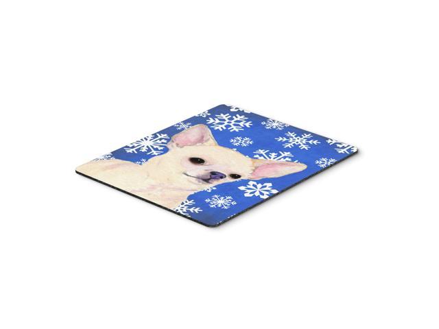 Caroline's Treasures Mouse/Hot Pad/Trivet, Chihuahua Winter Snowflakes Holiday (SS4610MP)