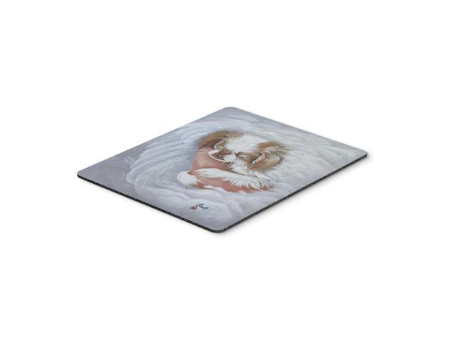 Caroline's Treasures Japanese Chin in an Angels Arms Mouse Pad/Hot Pad/Trivet (MH1037MP)