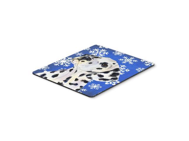 Caroline's Treasures Dalmatian Winter Snowflakes Holiday Mouse Pad/Hot Pad/Trivet (SS4630MP)