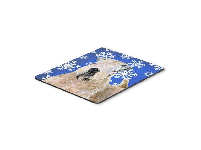 Caroline's Treasures Wheaten Terrier Soft Coated Winter Snowflakes Mouse Pad/Hot Pad/Trivet (SS4631MP)