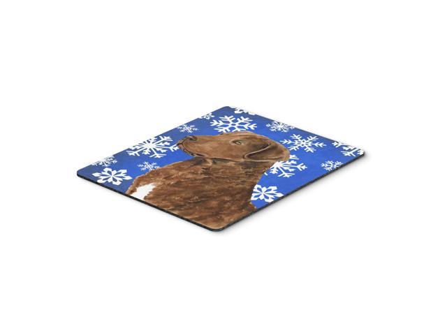 Caroline's Treasures Chesapeake Bay Retriever Winter Snowflakes Holiday Mouse Pad, Hot Pad/Trivet (SS4669MP)