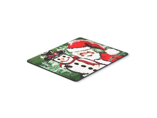 Caroline's Treasures Friends Snowman & Santa Claus Mouse Pad/Hot Pad/Trivet (MW1167MP)