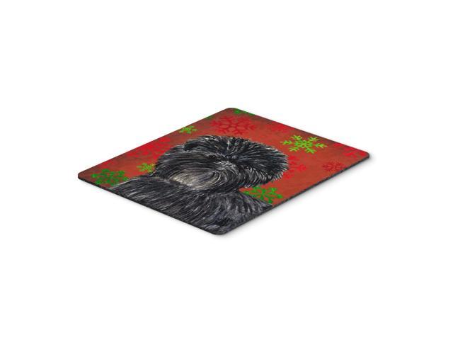 Caroline's Treasures Affenpinscher Snowflakes Holiday Christmas Mouse Pad/Hot Pad/Trivet (SS4718MP)