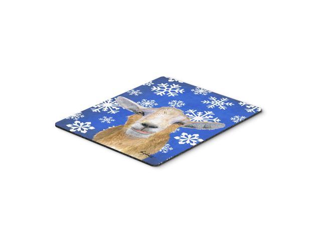 Caroline's Treasures Winter Snowflakes Goat Winter Mouse Pad/Hot Pad/Trivet (RDR3023MP)