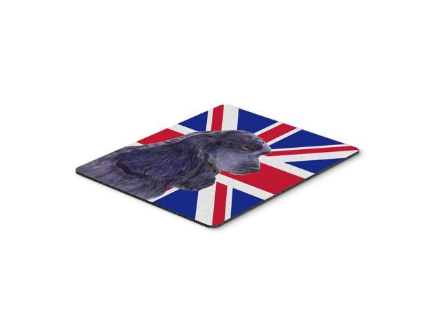 Caroline's Treasures Cocker Spaniel with English Union Jack British Flag Mouse Pad Hot Pad/Trivet (SS4913MP)