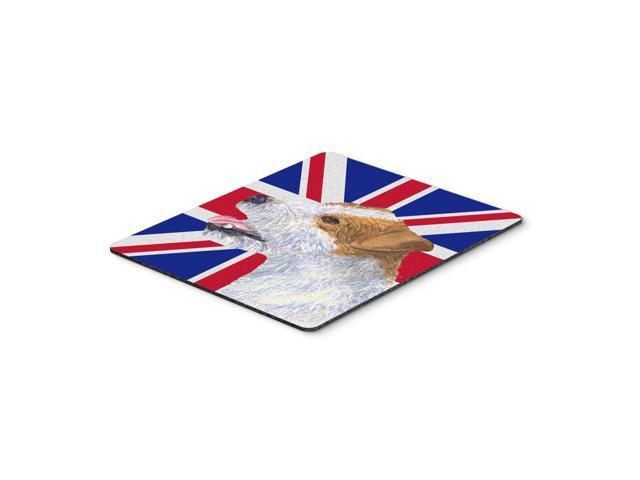 Caroline's Treasures Jack Russell Terrier with English Union Jack British Flag Mouse Pad/Trivet (SS4946MP)
