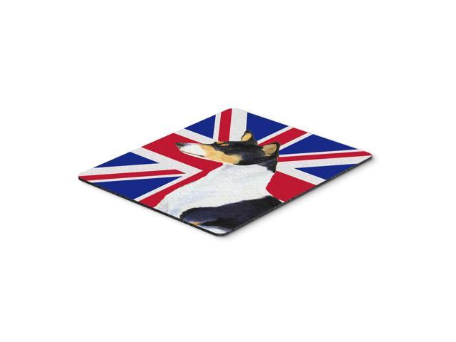 Caroline's Treasures Basenji with English Union Jack British Flag Mouse Pad/Hot Pad/Trivet (SS4956MP)