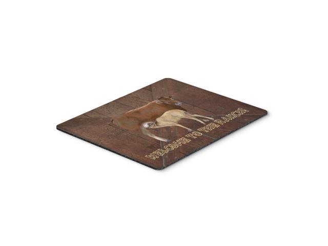 Caroline's Treasures Welcome to the Ranch with the Cow & Baby Mouse Pad/Hot Pad/Trivet (SB3084MP)