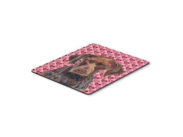 Caroline's Treasures German Shorthaired Pointer Valentine's Day Mouse Pad/Hot Pad/Trivet (SC9244MP)