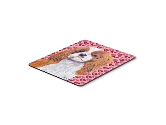 Caroline's Treasures Cavalier Spaniel Hearts Love & Valentine's Day Mouse Pad/Hot Pad/Trivet (SC9245MP)