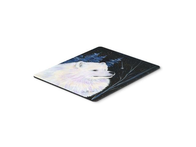 Caroline's Treasures Mouse/Hot Pad/Trivet Starry Night Samoyed (SS8376MP)