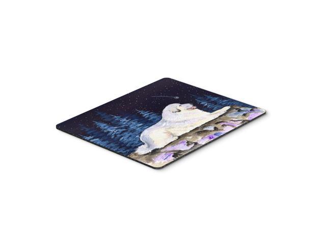 Caroline's Treasures Mouse/Hot Pad/Trivet Starry Night Great Pyrenees (SS8438MP)