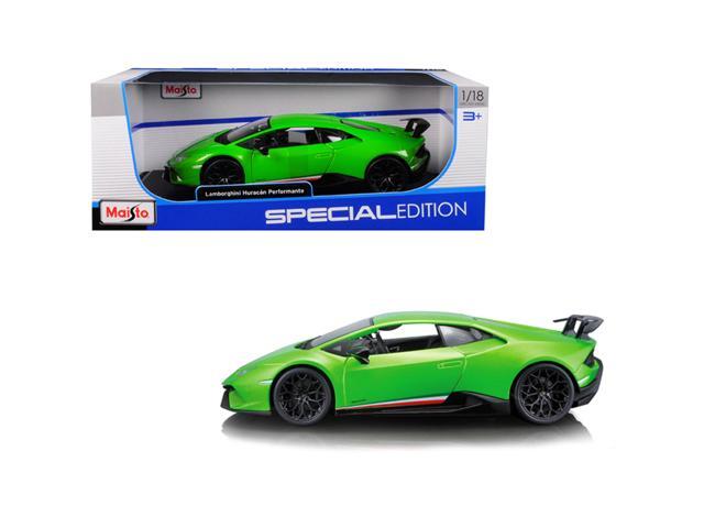 Lamborghini Huracan Performante Metallic Green 1/18 Diecast Model Car by Maisto