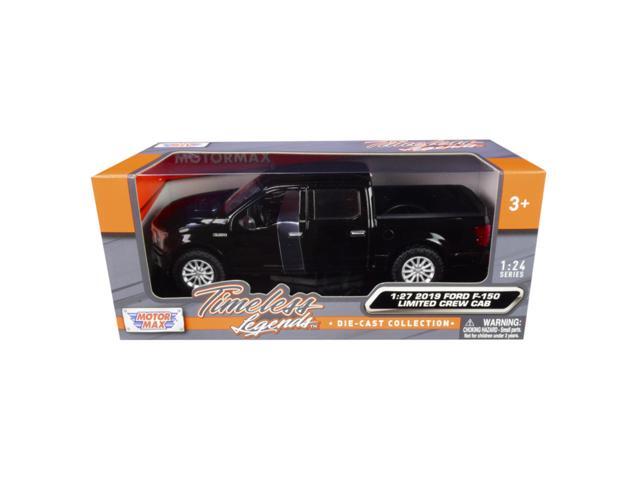 2019 Ford F-150 Limited Crew Cab Pickup Truck Black 1/24-1/27 Diecast Model Car by Motormax