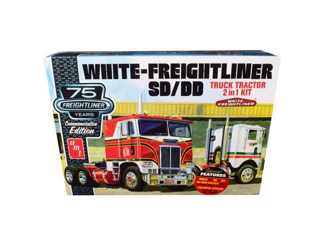 amt amt1046/12 1/25 white freightliner 2in1 sc/dd cabover
