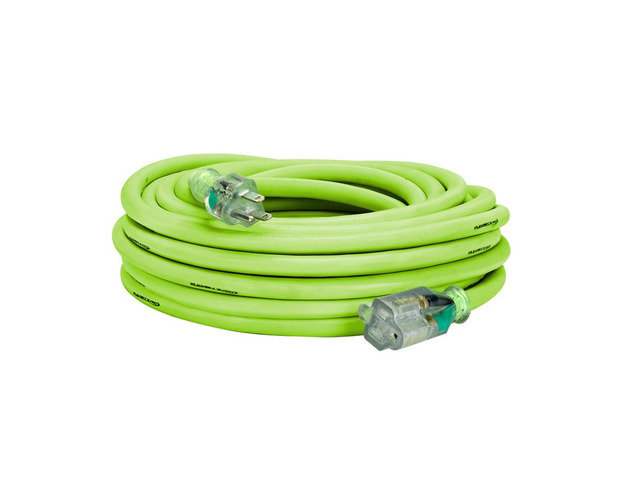 Flexzilla Pro Extension Cord 10/3 AWG SJTW 50ft Outdoor Lighted Plug