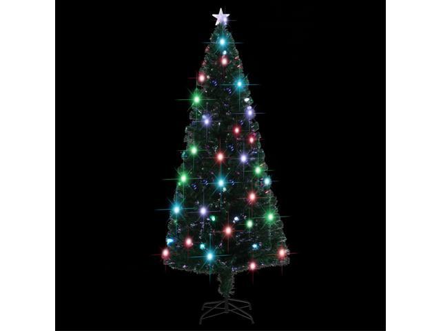Photos - Display Cabinet / Bookcase VidaXL Artificial Christmas Tree with Stand/LED 82.7' Fiber Optic 329033 