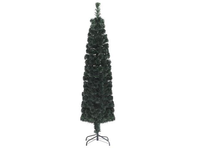 Photos - Display Cabinet / Bookcase VidaXL Artificial Slim Christmas Tree with Stand 47.2' Fiber Optic 329036 