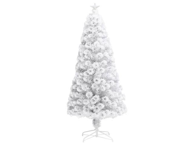 Photos - Display Cabinet / Bookcase VidaXL Artificial Christmas Tree with LED White 59.1' Fiber Optic 329043 