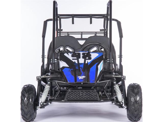 MotoTec Mud Monster XL 212cc 2 Seat Go Kart Full Suspension Blue