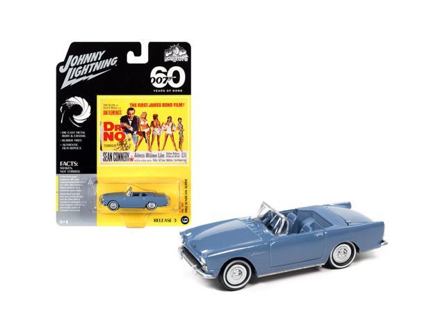 Johnny Lightning JLPC005-JLSP218 1-64 Scale 1962 Sunbeam Alpine Convertible Lake Blue James Bond 007 Dr Movie Pop Culture Series 3 Diecast Model Car