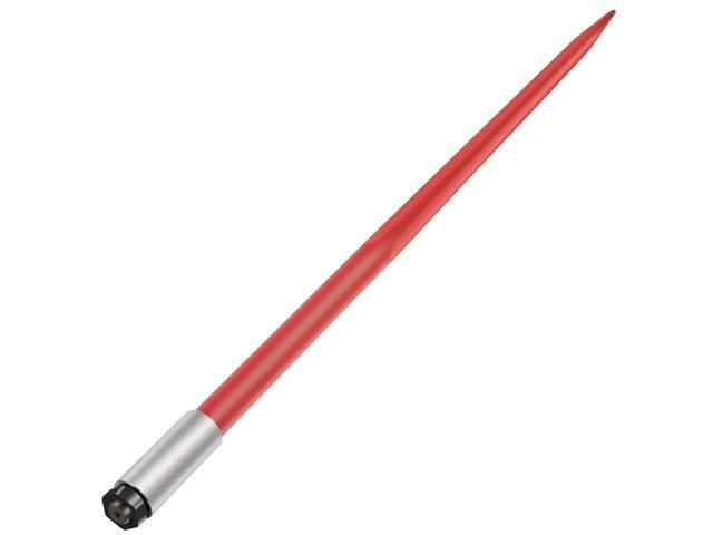 VEVOR 49' Square HD Hay Bale Spear 4500 lb Capacity 1-3/4' Wide w/ Nut C3 Sleeve