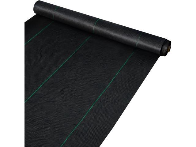 VEVOR 6.5x300ft Woven Weed Barrier Landscape Cover Vegetable 300ft Ground Cover 3.0oz