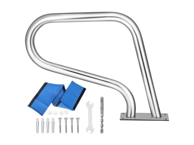 VEVOR Pool Rail Pool Railing 30x22' Pool Handrail Stainless Steel W/ Grip Cover