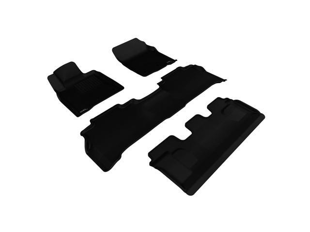 3D MAXpider LEXUS LX570 2008-2011 KAGU BLACK R1 R2 R3 (HOOKS)