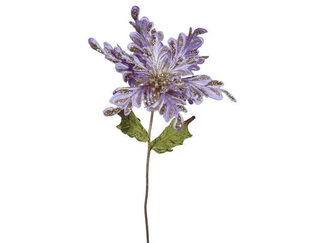 Photos - Other Jewellery Vickerman 31' Violet Poinsettia, 15' Flower 3/Bag - OF160126 OF160126 
