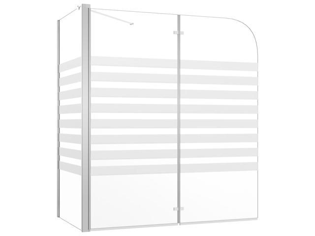 Photos - Display Cabinet / Bookcase VidaXL Bath Enclosure 47.2'x26.8'x51.2' Tempered Glass Stripe 146226 