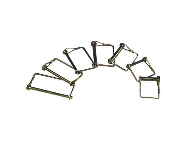 JR Products 01284 Safety Lock Pin - 1/4' x 3' Usable Length