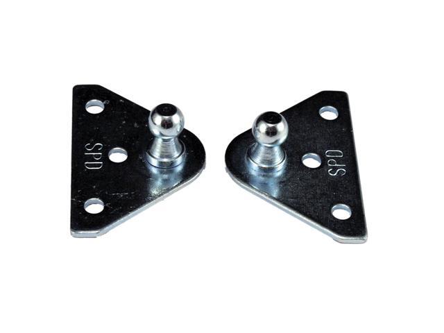 JR Products BR-1020 Gas Spring Mounting Bracket - Flat, Pack of 2