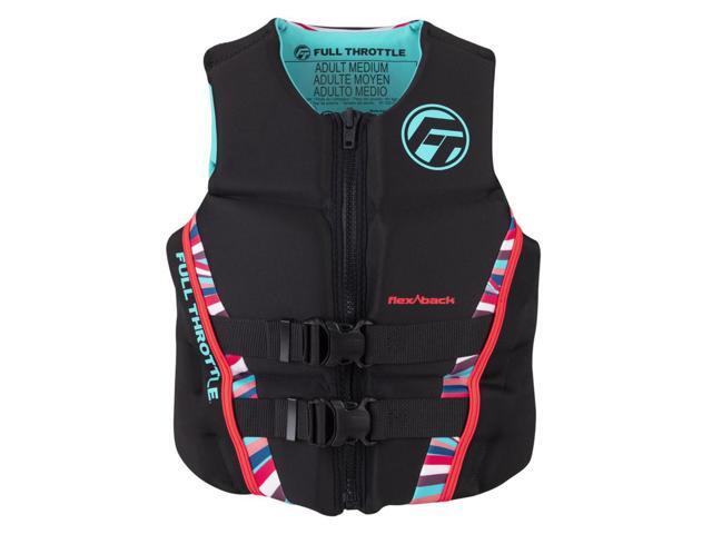 Full Throttle 142500-105-840-22 Women's Rapid-Dry Flex-Back Life Jacket - Large, Pink