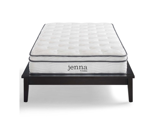 Jenna 8' Narrow Twin Innerspring Mattress White