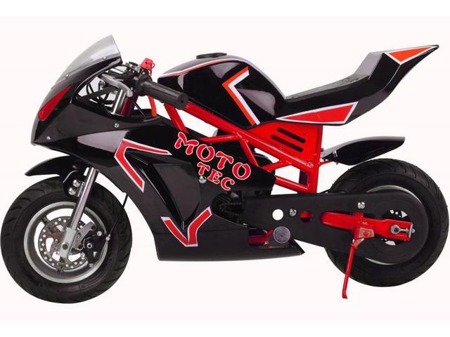 MotoTec 48v 1000w Electric Mini Bike Black