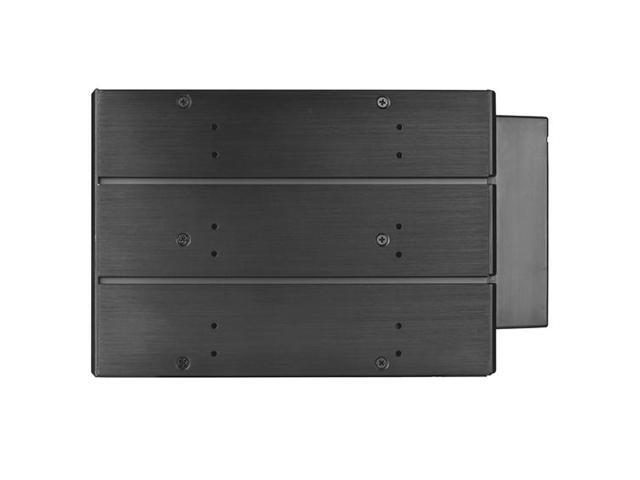 Three 5.25' device bay to four 3.5' SAS-12G / SATA 6Gbit/s trayless hot-swap cage