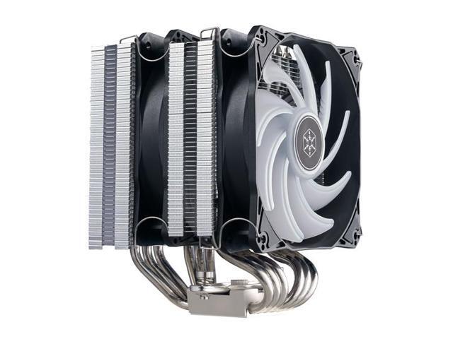 Dual tower CPU cooler with 6 heat-pipes and dual 120mm ARGB fans