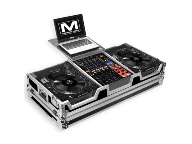 Flight Road Case MA-SC390012WLT Case Coffin Holds 2 X Large Format Cd Players: Denon Sc3900 + 12-in Mixer: Dnx1100, Dnx1600, Dnx1700, Djm800,...