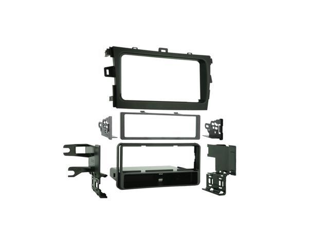 Metra - Dash Kit for Select 2009-2013 Toyota Corolla DIN - Black - image 4