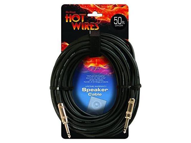 Hot Wires 1/4 Inch to 1/4 Inch Speaker Cable - 50 Foot