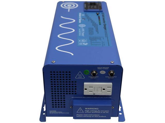 AIMS Power PICOGLF30W12V120VR 3000 Watt 12V Pure Sine Inverter Charger