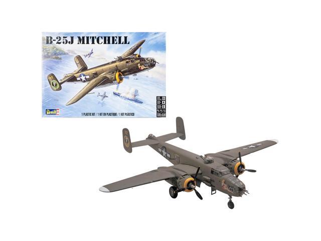 Level 4 Model Kit B-25J Mitchell Medium Bomber Plane 1/48 Scale Model by Revell