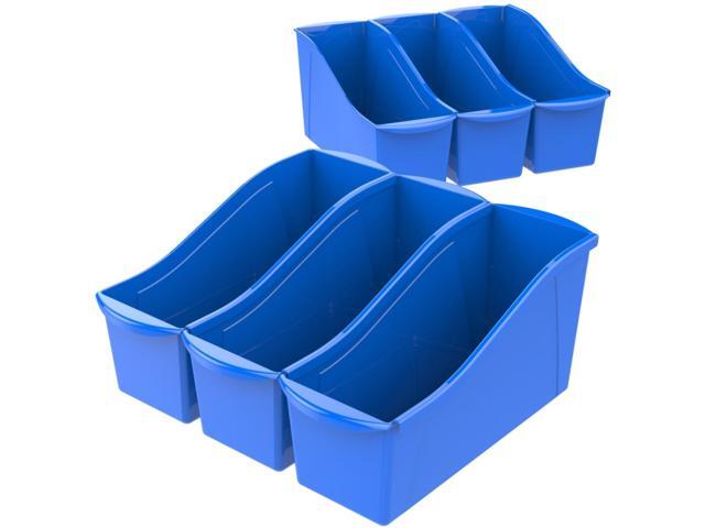 Large Book Bin, Blue (Case of 6)
