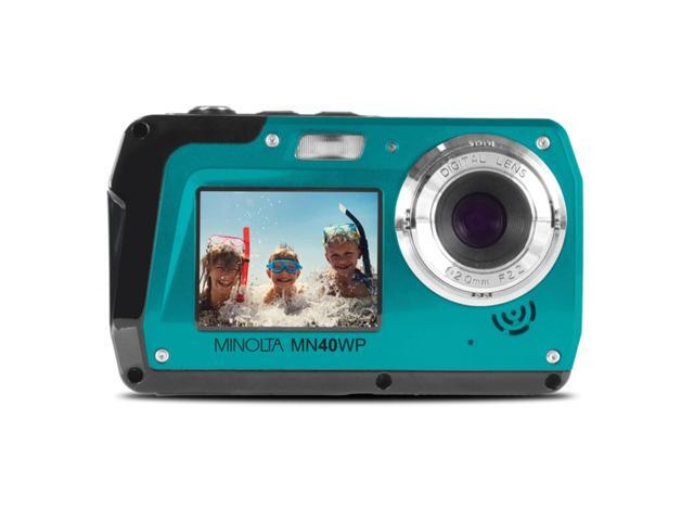 Minolta - MN40WP 48.0 Megapixel Waterproof Digital Camera - Blue - image 7